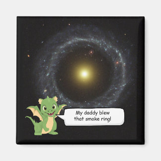 Hoags objekt astrofysik humor magnet