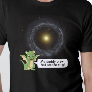 Hoags objekt söta drakar astronomi humor t shirt