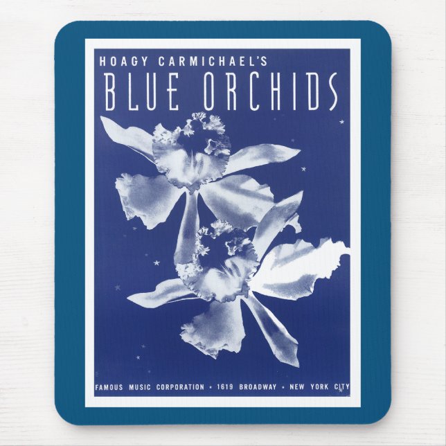 Hoagy Carmichels "Blue Orchids" Musmatta (Framsidan)