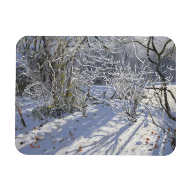 Hoar Frost Markeaton Derby.UK.2012 Magnet (Horisontell)
