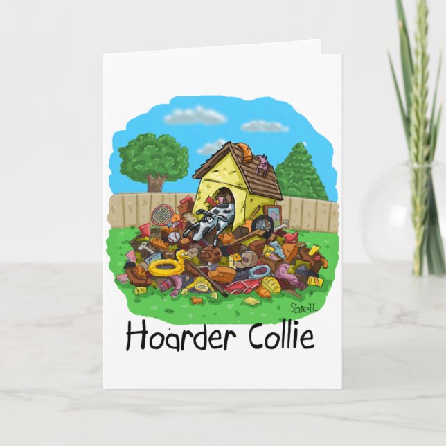 Hoarder Collie Kort (Framsida)