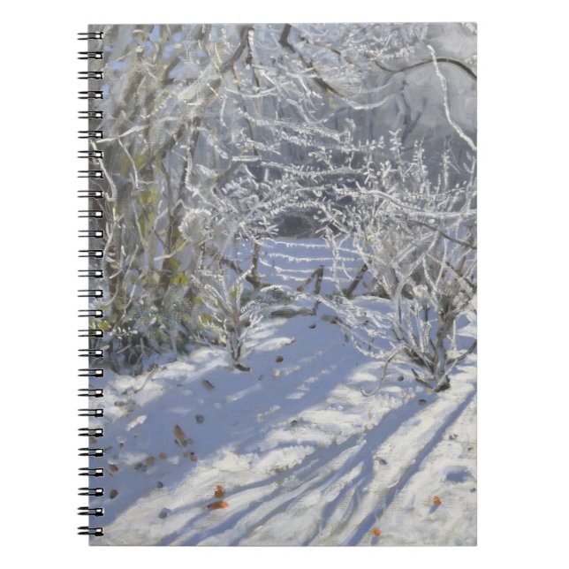 Hoarfrost Markeaton Derby.UK.2012 Anteckningsbok (Framsidan)