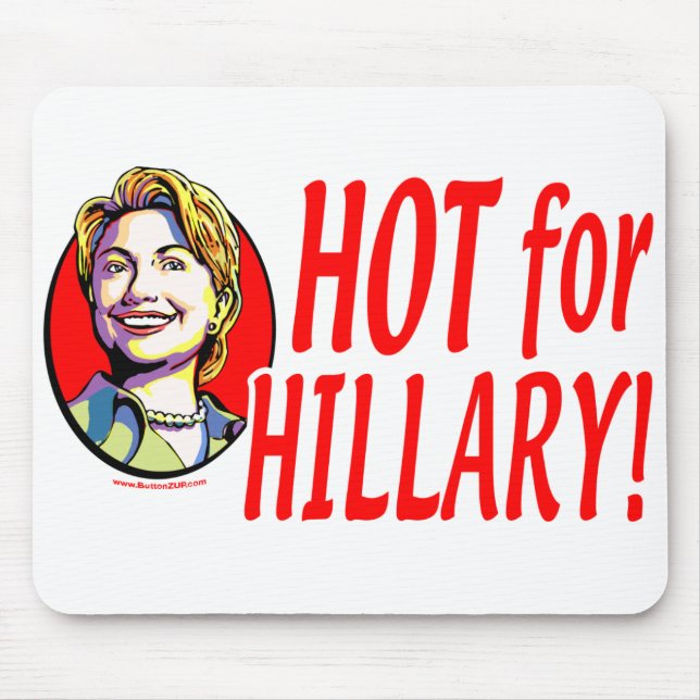 Hoat för Hillary! Mousepad Musmatta (Framsidan)