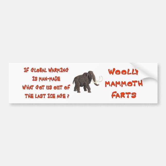 HOAX FÖR GLOBAL VÄRME BILDEKAL (Framsidan)