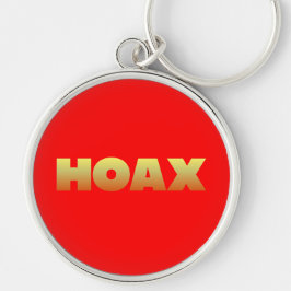 HOAX KEYCHAIN RUND SILVERFÄRGAD NYCKELRING