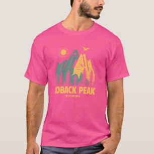 Hoback-toppbergen Wyoming som gömmer utomhusbruk T Shirt