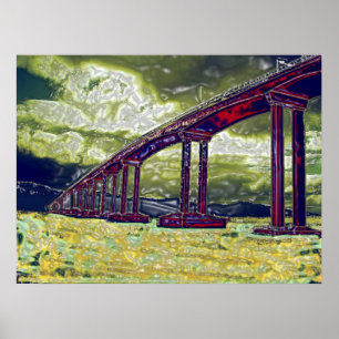 Hobart Bridge Poster