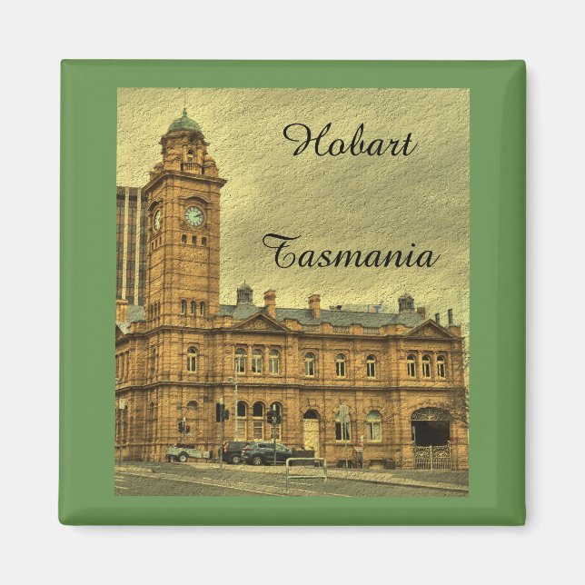 Hobart, Tasmania magnet (Framsidan)