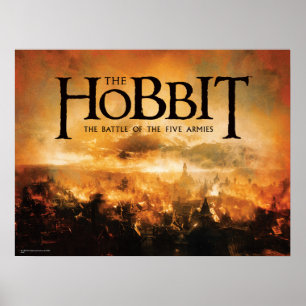 Hobbet: BATTEN PÅ FEM ARMIES™-Logotyp Poster