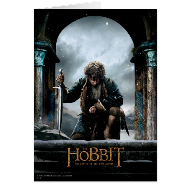 Hobbit - BILBO BAGGINS™-filmen Poster Hälsningskort (Framsidan)