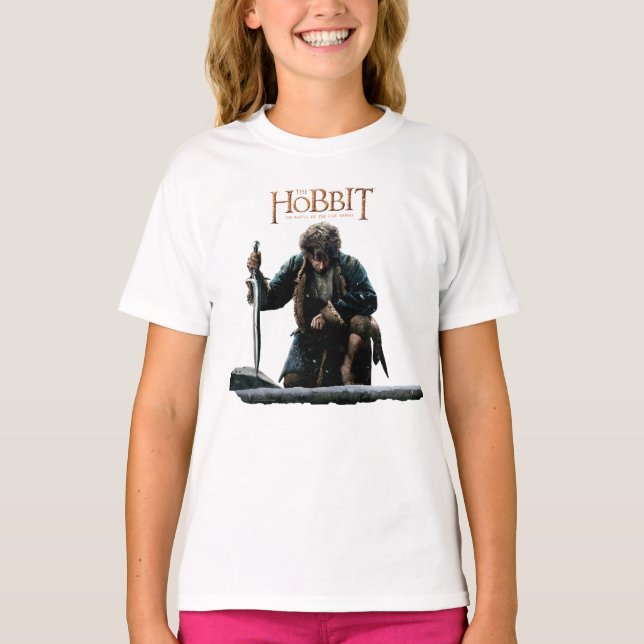 Hobbit - BILBO BAGGINS™-filmen Poster T-shirt (Framsida)