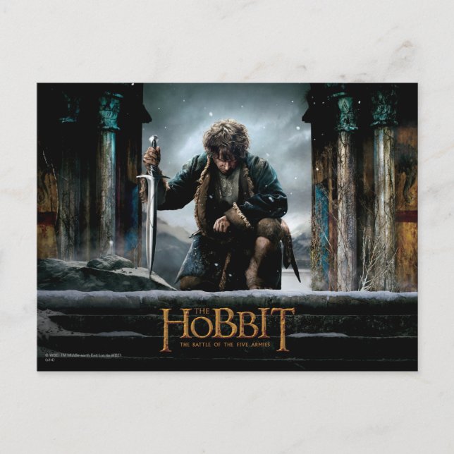 Hobbit - BILBO BAGGINS™-filmen Poster Vykort (Framsida)