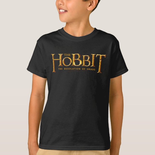 Hobbit Logotyp - Guld Tee (Framsida)