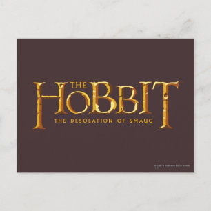 Hobbit Logotyp - Guld Vykort