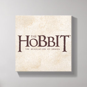 Hobbit-Logotyp - Mörk Canvastryck