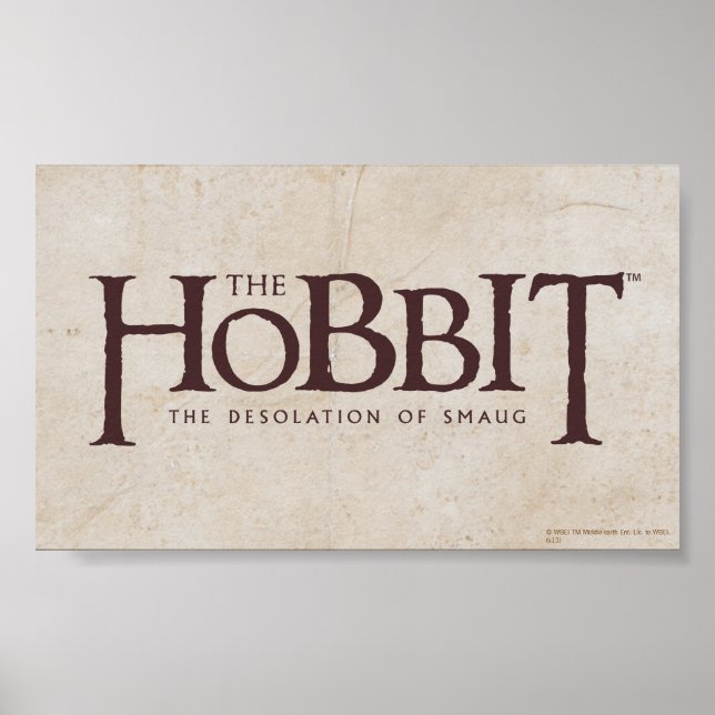 Hobbit-Logotyp - Mörk Poster (Framsidan)