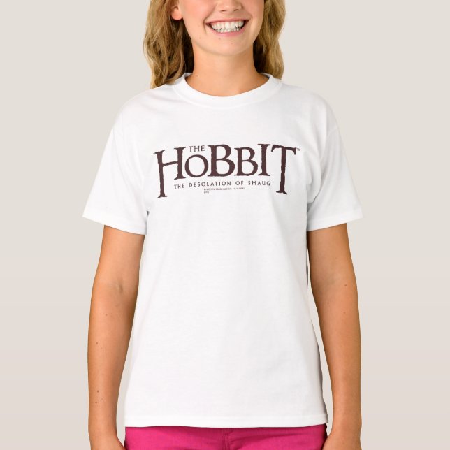 Hobbit-Logotyp - Mörk T-shirt (Framsida)