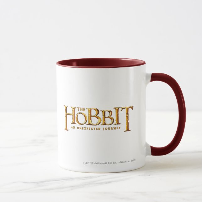 Hobbit-Logotypen Guld Mugg (Höger)