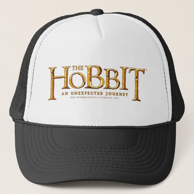 Hobbit-Logotypen Guld Truckerkeps (Framsida)