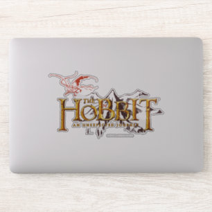Hobbit-Logotypen över bergen Klistermärken