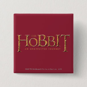 Hobbit-Logotypen texturerad Knapp