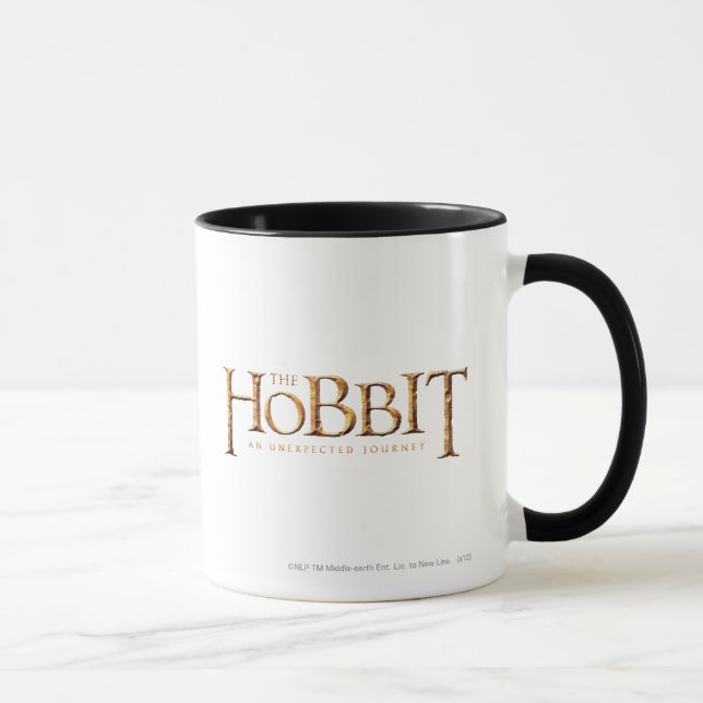 Hobbit-Logotypen texturerad Mugg (Höger)