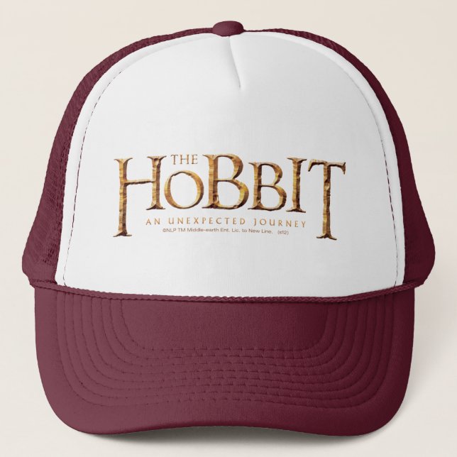 Hobbit-Logotypen texturerad Truckerkeps (Framsida)