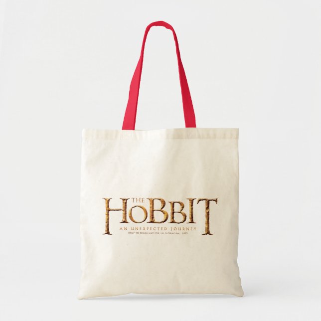 Hobbit-Logotypen texturerad Tygkasse (Framsidan)