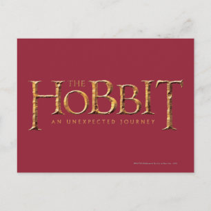Hobbit-Logotypen texturerad Vykort
