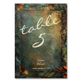 Hobbiton Haven Bröllop Bordsnummer