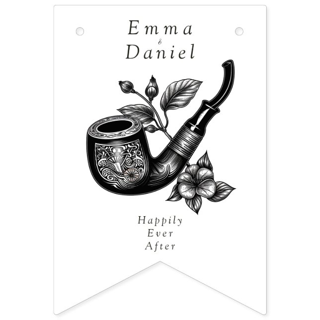 Hobbiton Haven Bröllop Vimplar (Andra flaggan)