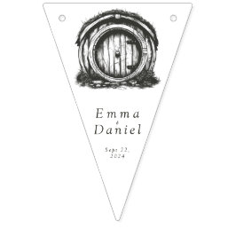 Hobbiton Haven buntbanderoll Vimplar