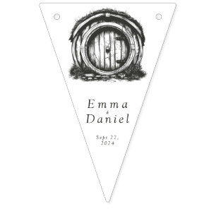 Hobbiton Haven buntbanderoll Vimplar