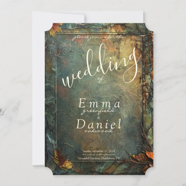 Hobbiton Haven Wedding bjudande Inbjudningar (Framsida)