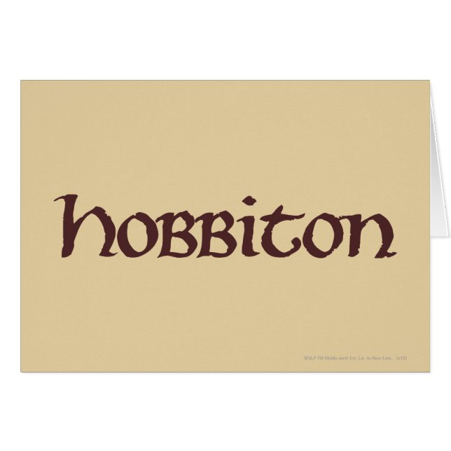 HOBBITON™ Solid Hälsningskort (Framsidan Horizontal)