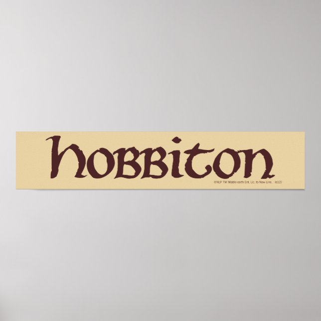 HOBBITON™ Solid Poster (Framsidan)