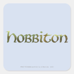 HOBBITON™ Texturerad Fyrkantigt Klistermärke