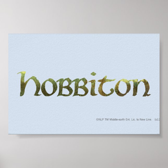 HOBBITON™ Texturerad Poster (Framsidan)