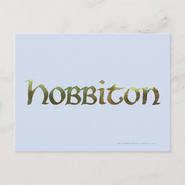 HOBBITON™ Texturerad Vykort (Framsida)