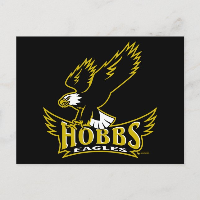 Hobbs Eagles vykort (Framsida)