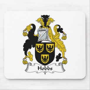 Hobbs familjvapensköld musmatta