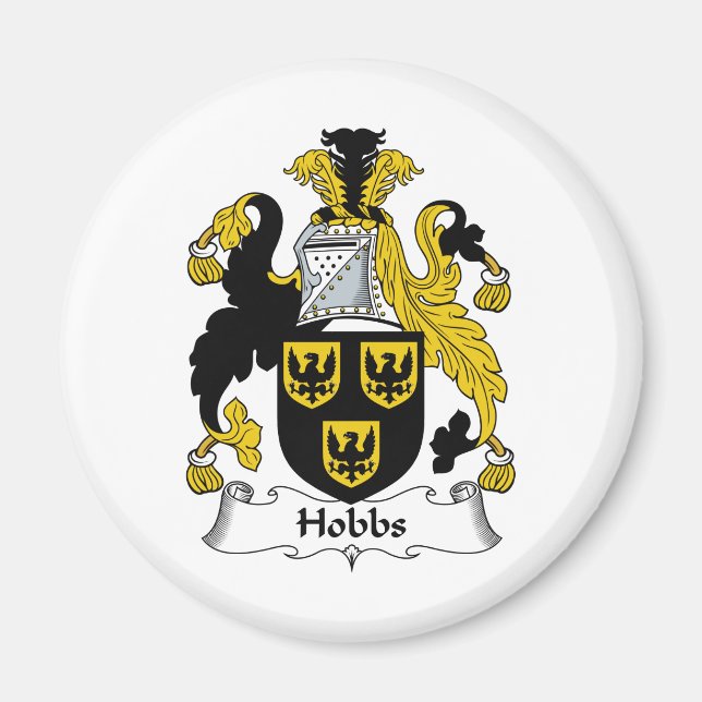Hobbs Family Crest Magnet (Framsidan)