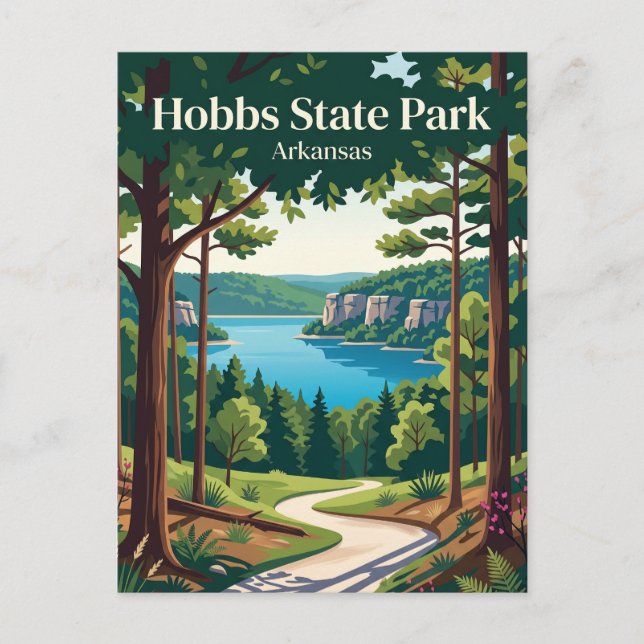 Hobbs State Park-Conservation Area Arkansas Vykort (Framsida)