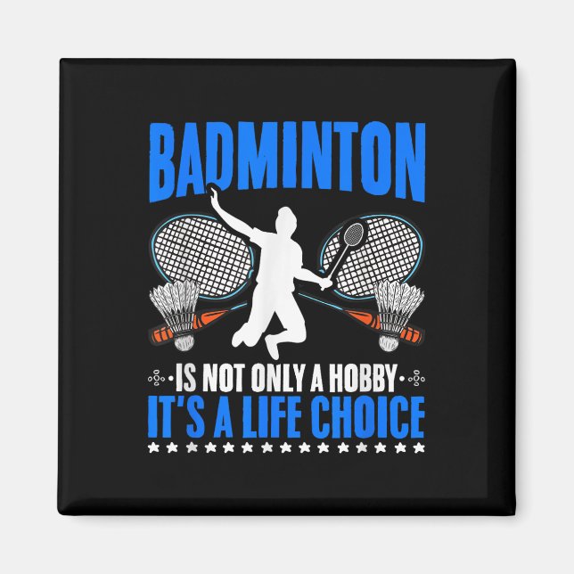 Hobby Badminton P Magnet (Framsidan)