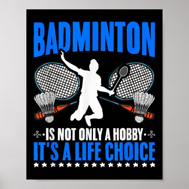 Hobby Badminton P Poster (Framsidan)