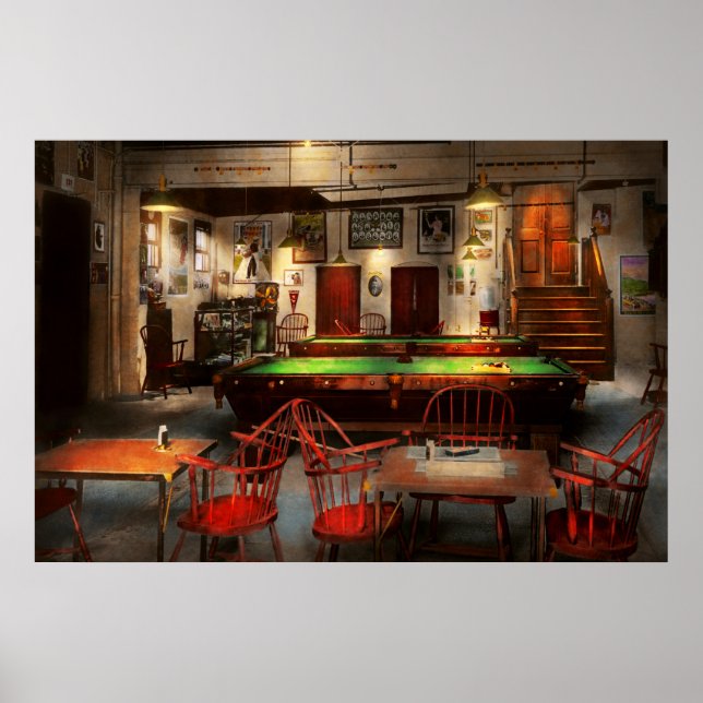 Hobby - Bassäng - The billiards klubb 1915 Poster (Framsidan)