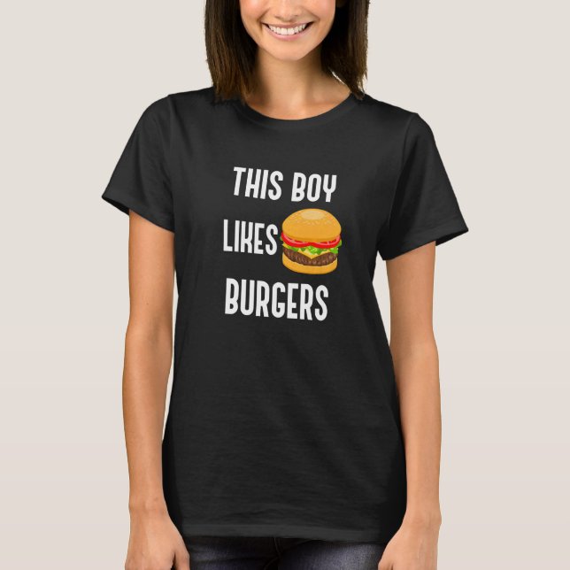 Hobby Burger Maker Delicious Fast Food Eating   T Shirt (Framsida)