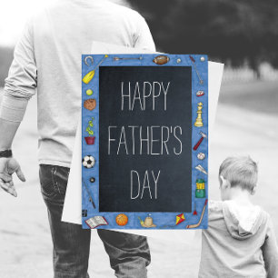Hobby Chalkboard Fars dag-kort Kort