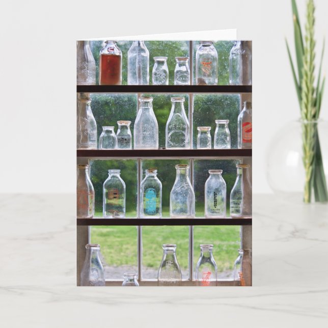 Hobby - Collector - Mjölk Flaskor Helgkort (Framsida)