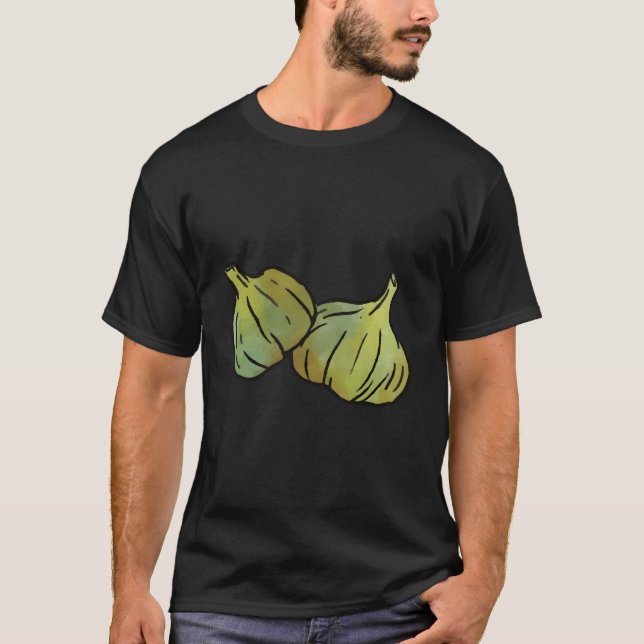 Hobby Cook Onion In Bright Colours For Children T Shirt (Framsida)